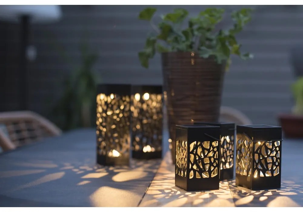 Комплект от 3 висящи слънчеви LED фенера, височина 11 см Izola - Star Trading