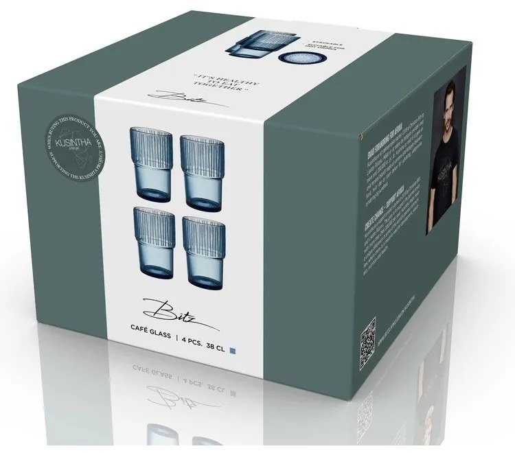 Стъклени чаши в комплект от 4 бр. 380 ml Kusintha – Bitz