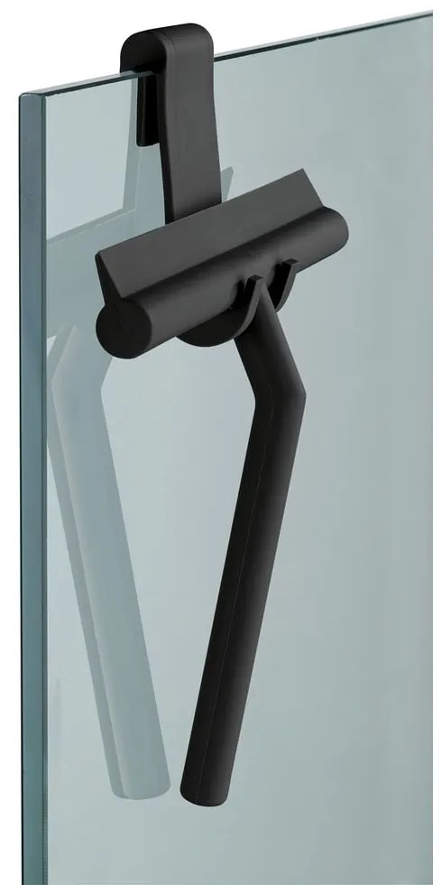 Черна силиконова чистачка за баня Wenko Squeegee Mola