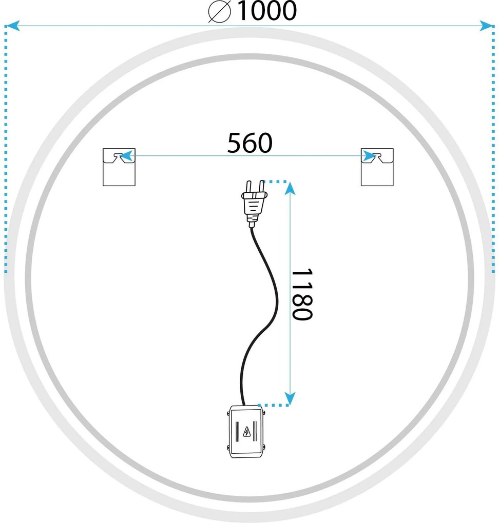 Огледало LED SOFT 100