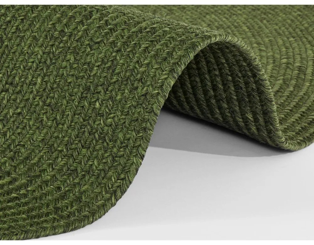 Зелен кръгъл килим за открито ø 150 cm - NORTHRUGS