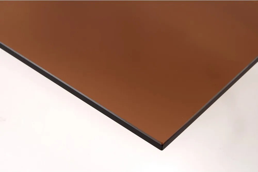 Кафява стоманена кръгла масичка за кафе ø 45 cm Dunsley – Actona