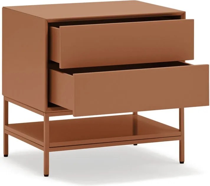 Нощно шкафче в тухлен цвят Platt – Teulat