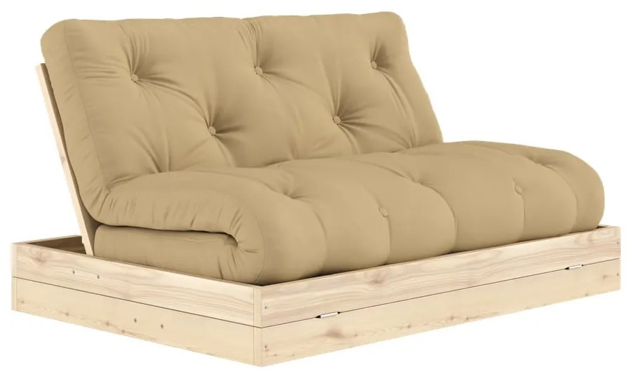 Светлокафяв разтегателен диван 145 cm Flip – Karup Design