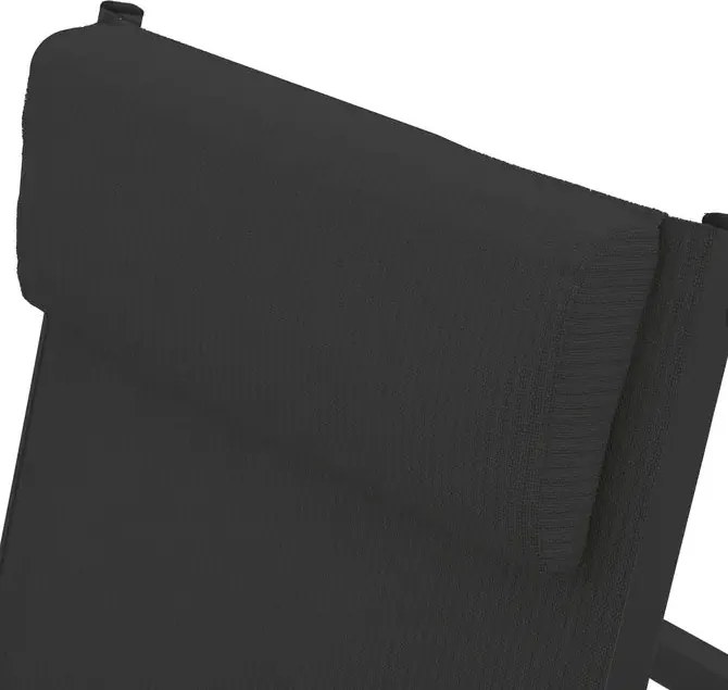 Алуминиев шезлонг с колелца Hesperide Ocala, Антрацит/Графит