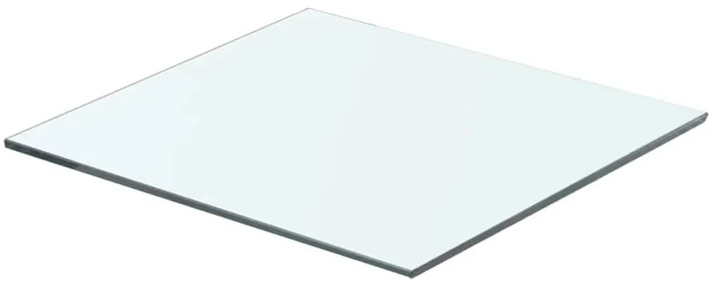 243816 vidaXL Плоча за рафт, прозрачно стъкло, 40 x 30 см