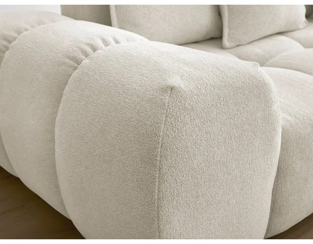 Бял шенилов диван 278 cm Everest – Bobochic Paris
