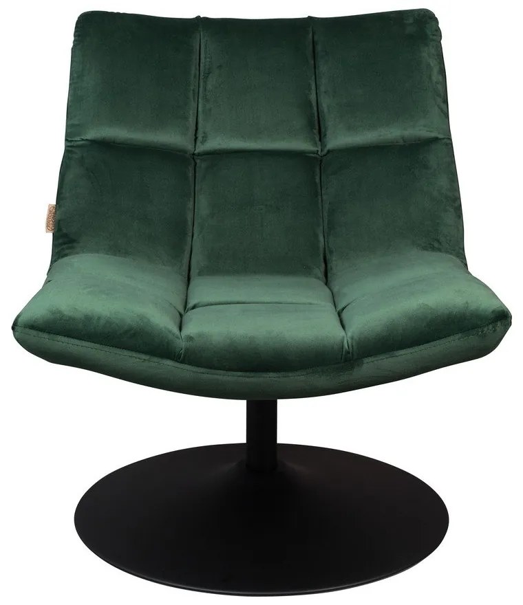 Фотьойл от зелено кадифе Bar - Dutchbone