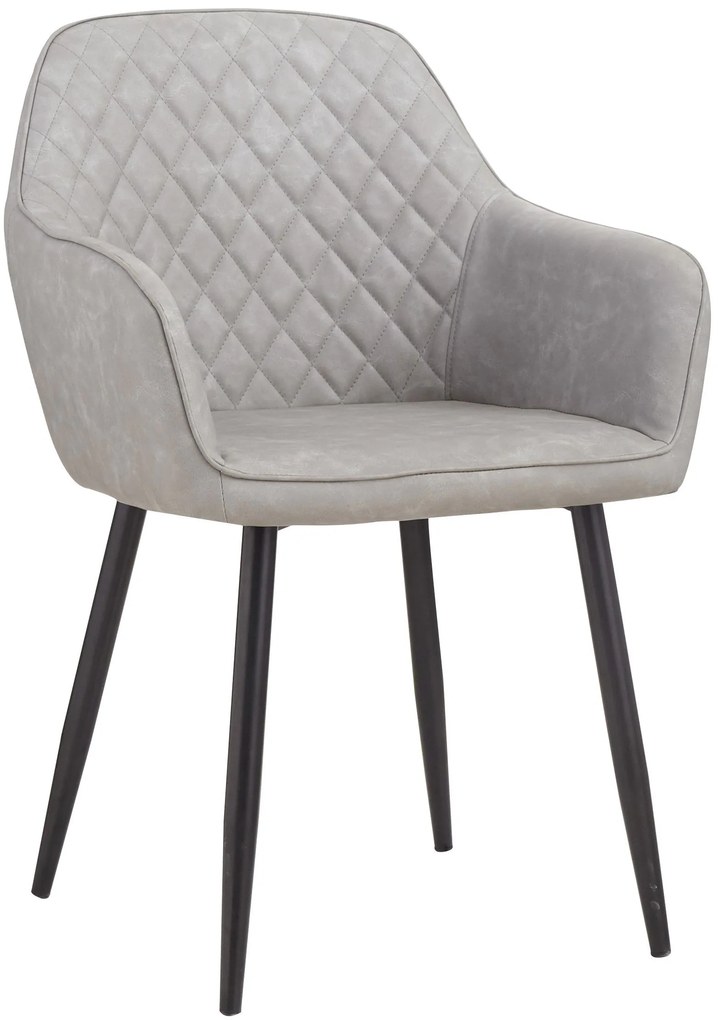 Кухненски стол Laurie-Сив (2) парчета