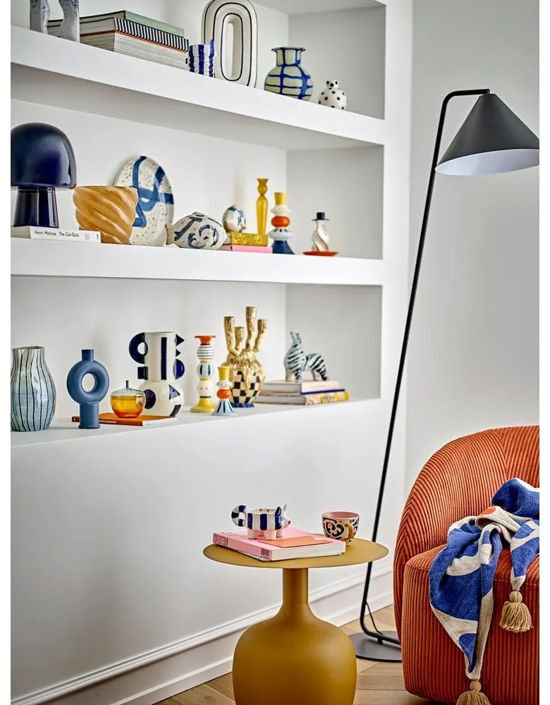 Оранжево кресло от рипсено кадифе Pradi – Bloomingville