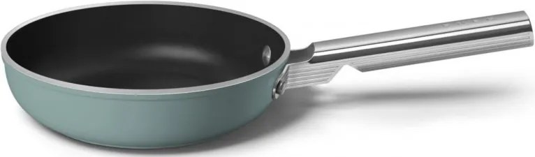Тиган SMEG FPF2002EGM, 1.5 л, Ø20 см, Керамично незалепващо покритие, До 250°C, Без PFAS, Индукция, Изумрудено зелено