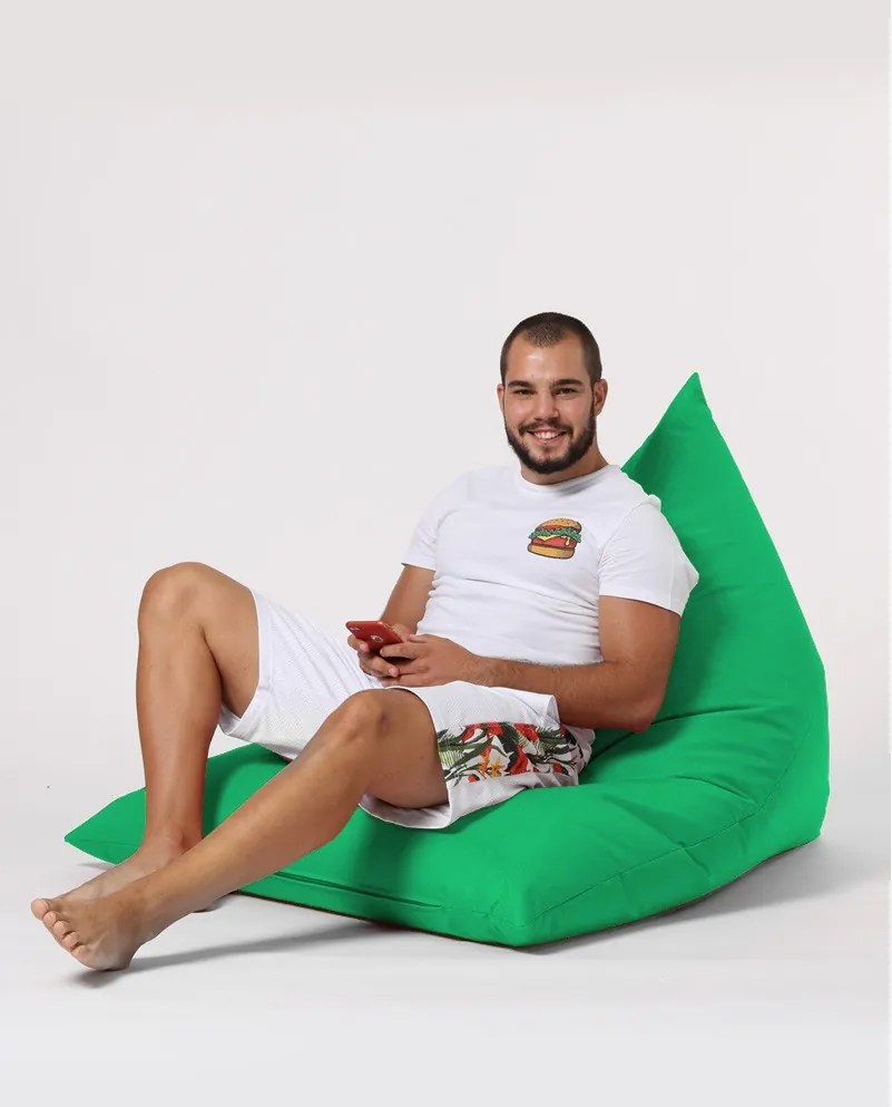 Градински пуф Pyramid Big Bed Pouf, цвят Шамфъстък Зелен