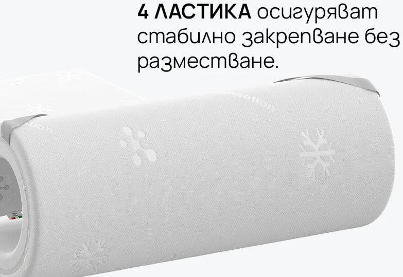 Топ матрак isleep, CoolComfort, 164x200x8, Твърд, Eластична пяна, Мемори пяна