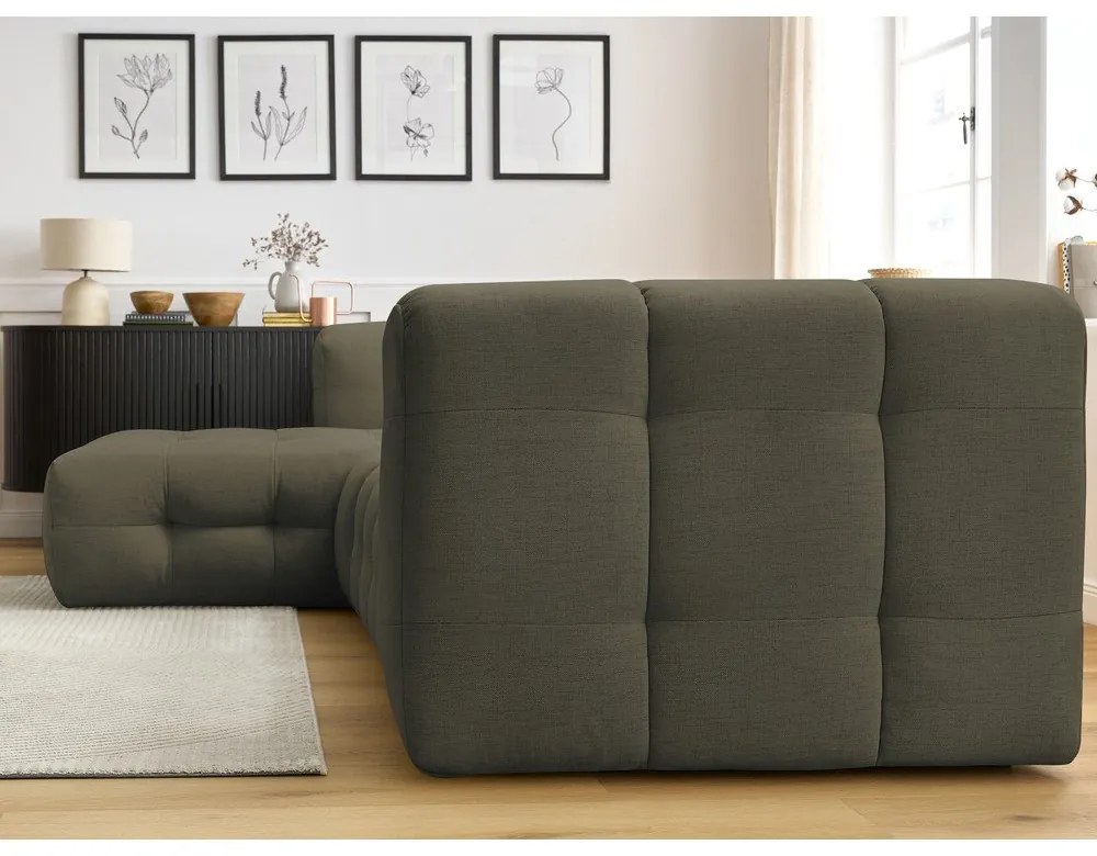 Зелен ъглов диван Cloud – Bobochic Paris