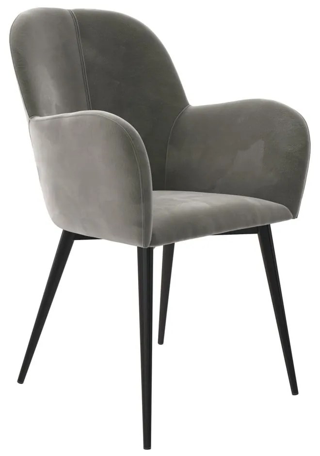 Сив тапициран трапезен стол Fitz – Støraa