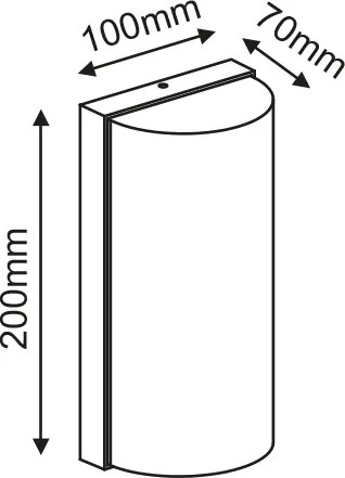 Аплика Градина LED Foli Cylinder