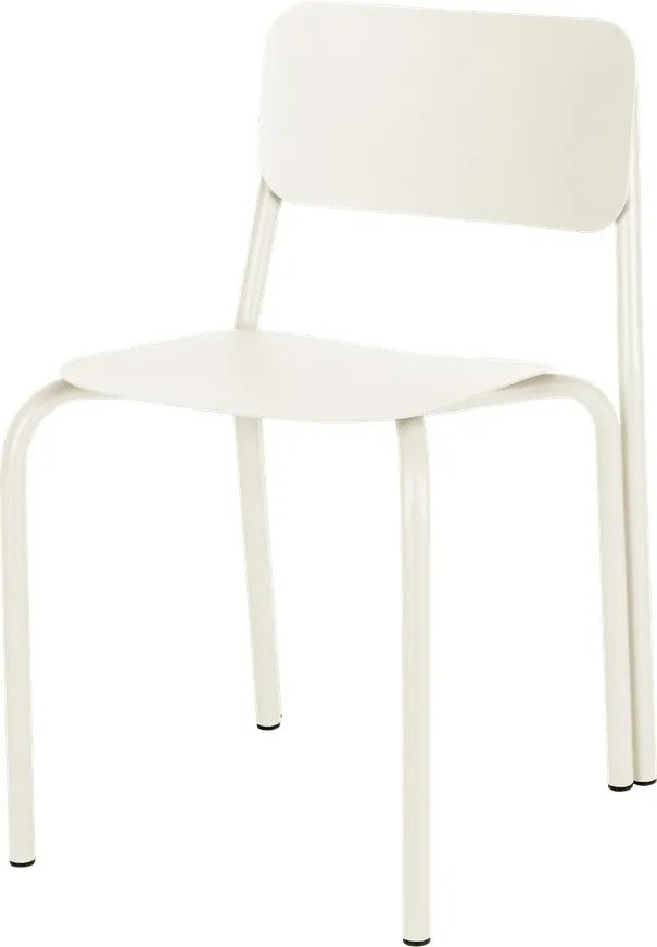 Бежов градински стол метален Kei – noo.ma