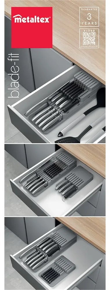 Сива система за съхранение на ножове - Metaltex