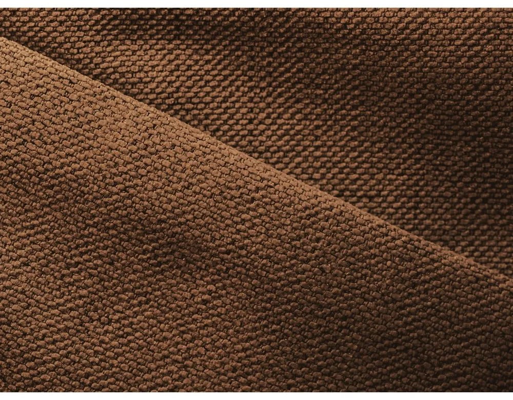 Оранжев разтегателен ъглов диван с място за съхранение (ляв ъгъл) Nanea – Makamii