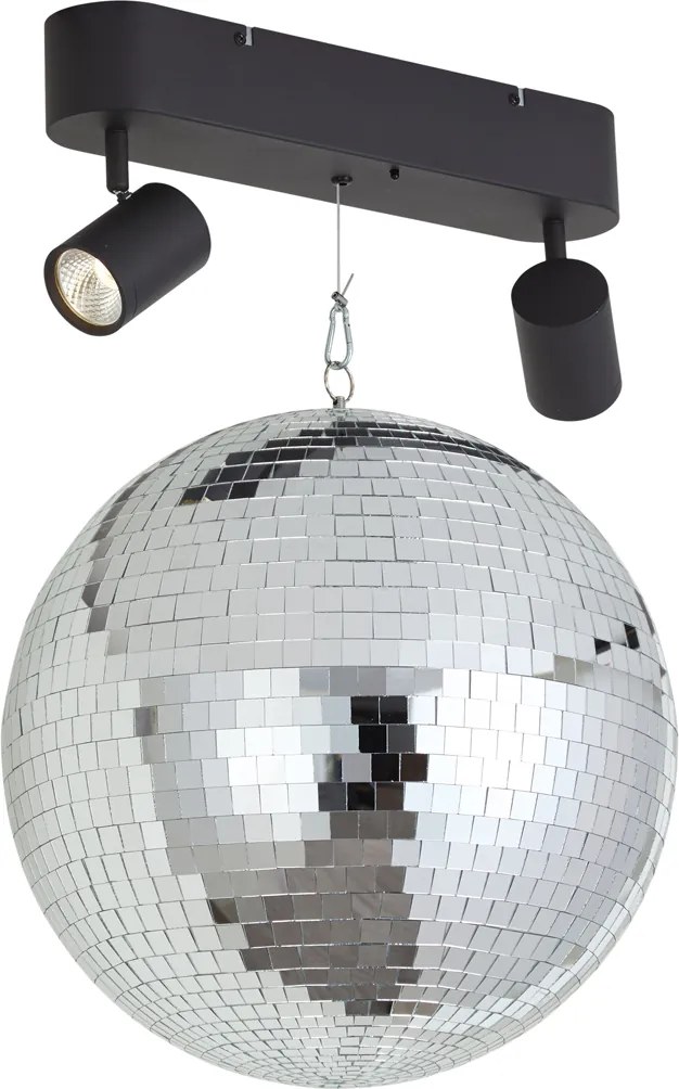 Ретро висяща лампа Диско топка с LED 2-светлинна с дистанционно управление - Discoball