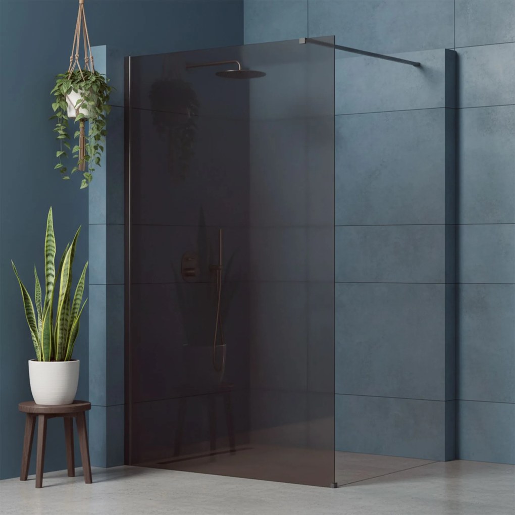 Параван за душ Rea Flexi Brown / Titan 140