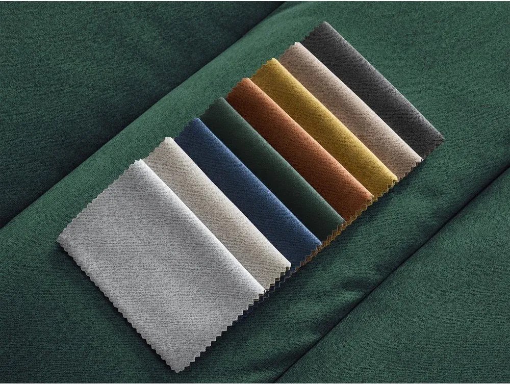 Зелен кадифен ъглов диван (десен ъгъл) Sierra – Bobochic Paris