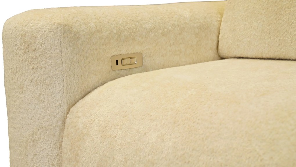 Разтегателен ъглов диван с ел. механизъм Алегро