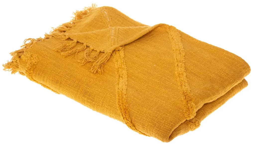 Покривало за легло atmosphera Inca, 130x180 cm, Памук - Охра