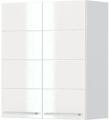 Висящ шкаф Hudson V7-60-2K-White - White glossy