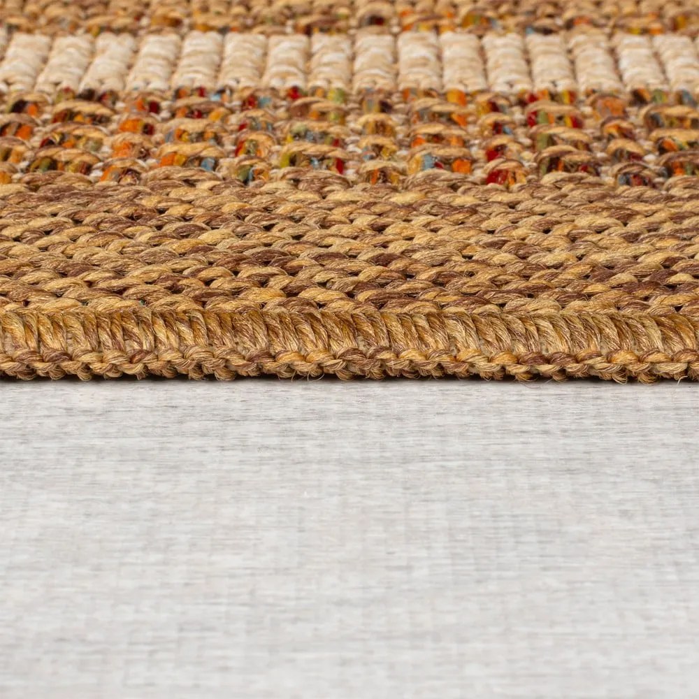 Външен килим в естествен цвят 160x230 cm Layla Border – Flair Rugs
