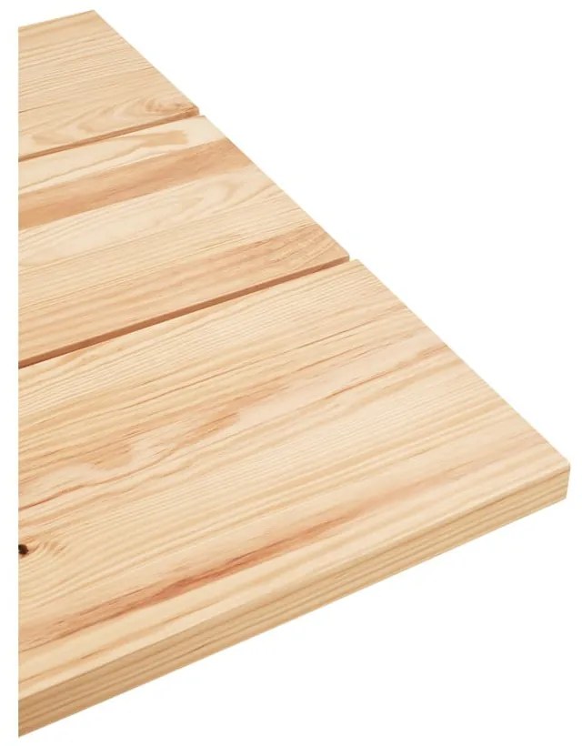 Трапезна маса с плот от борова дървесина 100x180 cm Banda - Teulat