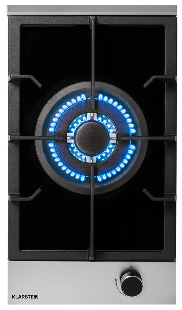 Klarstein Alchemist, газов котлон, 1 горелка за уок, стъклокерамика