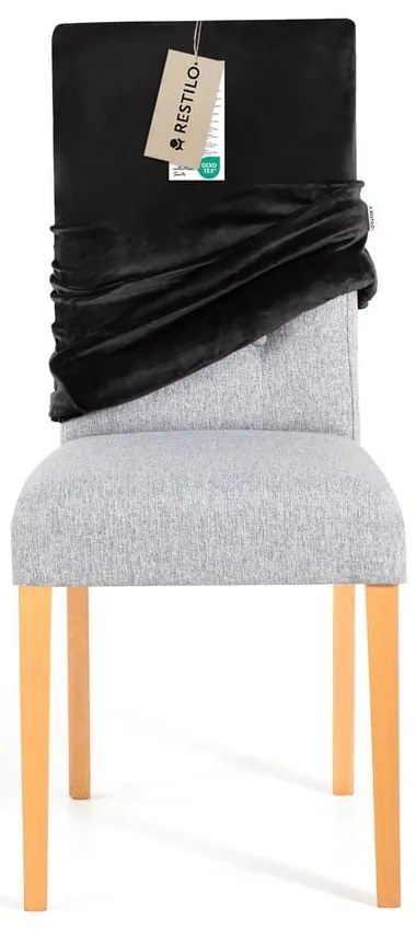 Черно ластично покривало за стол 48 cm Sento – Restilo