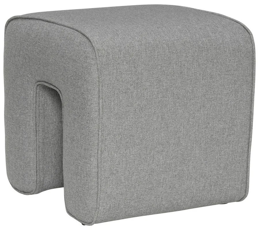 Сива табуретка Sculpture – Hübsch