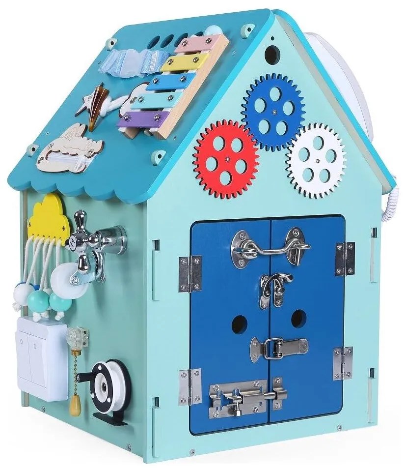 2Kids Toys - Плот за активности къща син