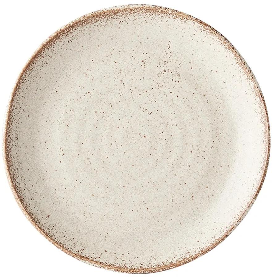 Бяла керамична чиния , ø 24 cm Fade - MIJ