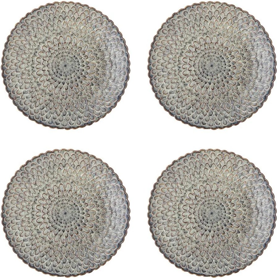 Сиви глинени чинии в комплект 4 бр. ø 26,5 cm Katrina – Bloomingville