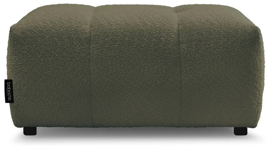 Табуретка от прежда с примки от букле в цвят каки Roxelane – Bobochic Paris