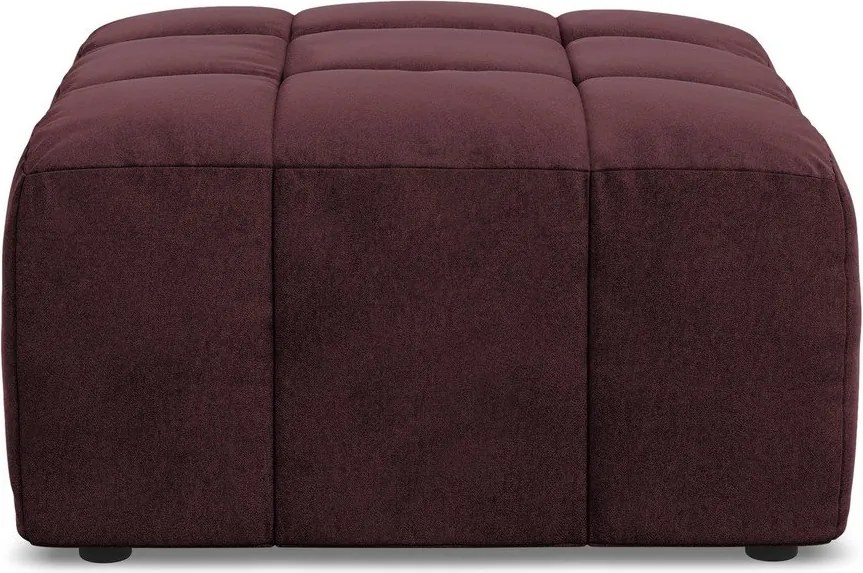 Бордо кадифена табуретка Aloha – Makamii