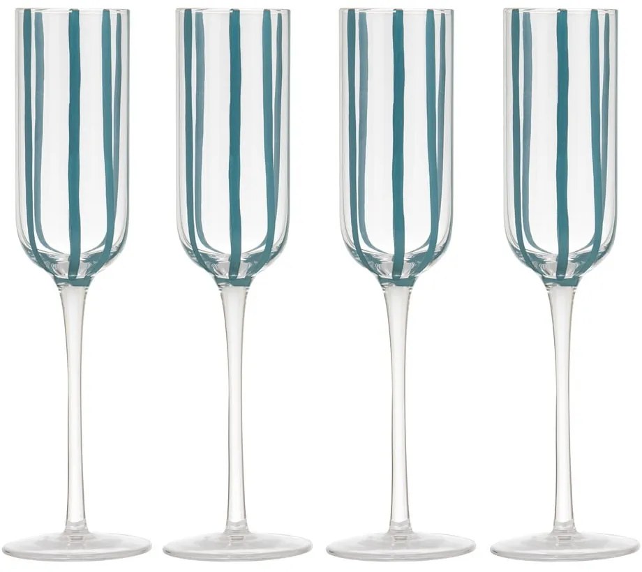 Чаши за шампанско в комплект от 4 бр. 180 ml Stripe – Ladelle