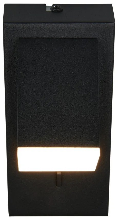 Матово черно LED стенна лампа Raglan – Trio