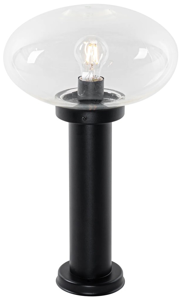 Модерен външен стълб черен 50 см - Elly