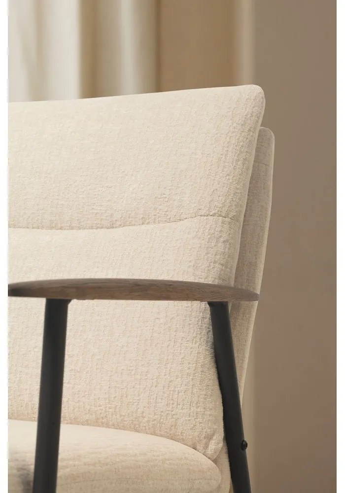 Бежово кресло Dunia – Marckeric