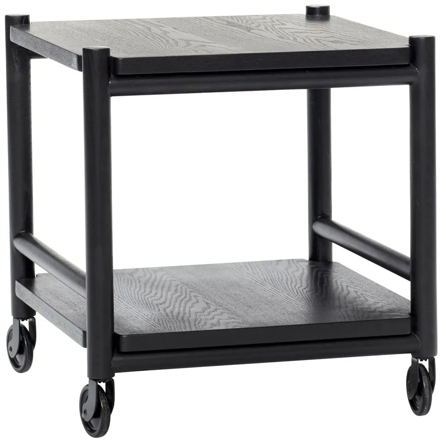 Маса за сервиране на колелца от масивен дъб 40x40 cm Norm – Hübsch