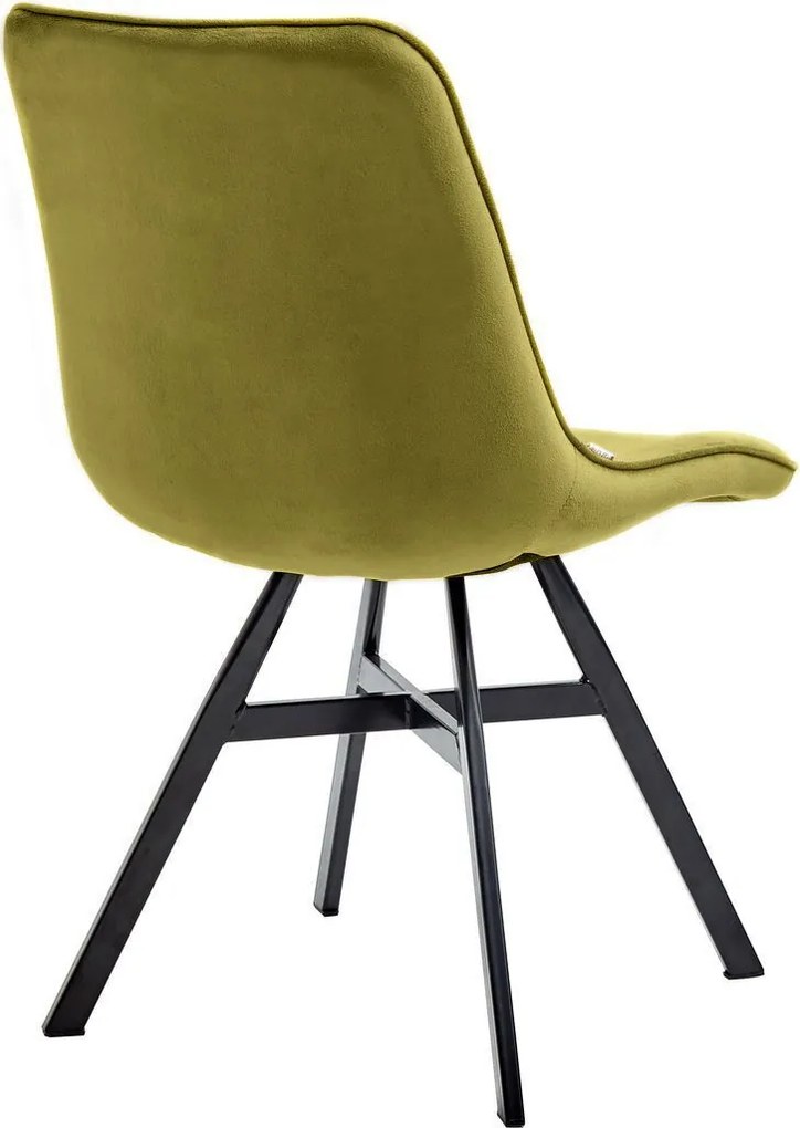 Кухненски стол Gina-Маслинено зелено (2) парчета