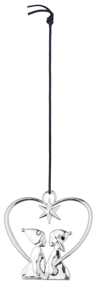 Висяща коледна украса в сребристо - Kähler Design