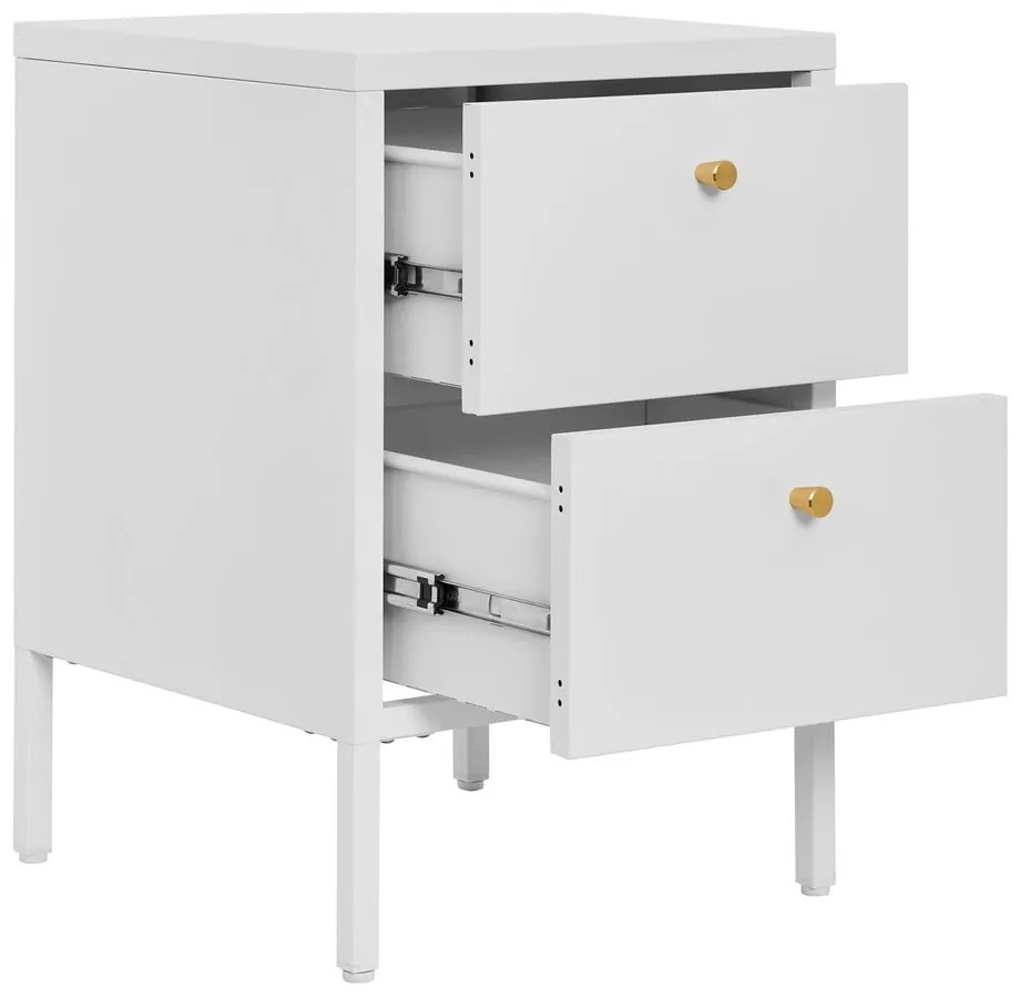 Бяло метално нощно шкафче Dalby – House Nordic