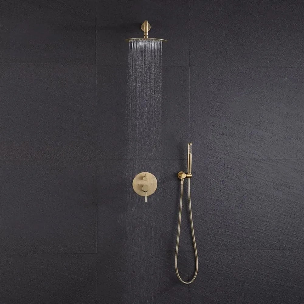 Душ система-за вграждане REA Lungo Gold Matt + BOX