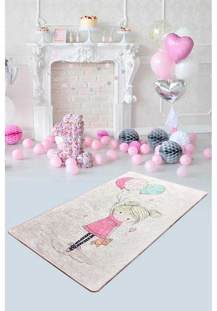 Детски нехлъзгащ се килим , 140 x 190 cm Little Girl - Conceptum Hypnose