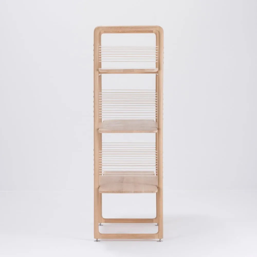 Библиотека за книги от масивна дъбова дървесина , височина 140 cm Muse - Gazzda